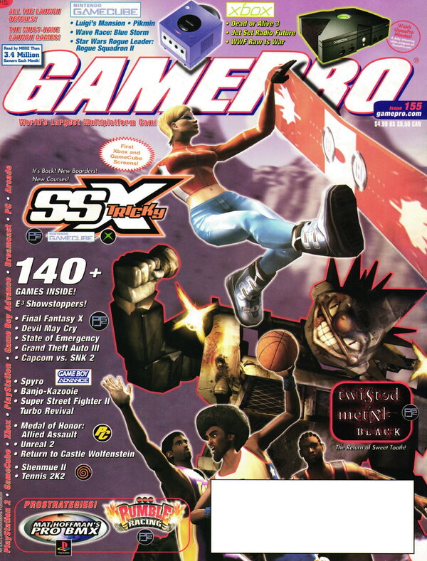 GamePro Issue 155 (August 2001) cover